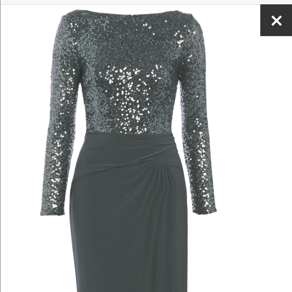 Beautiful Ralph Lauren Grey Gown